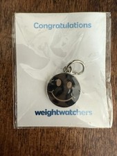 Weight Watchers Program Award WW Silver SUMMER PROMO "GET HAPPY" Charm NEW