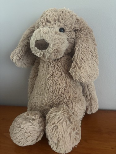 Peluche cane Jellycat Bashful Toffee marrone cucciolo 12 pollici peluche giocattolo - Foto 2 di 7