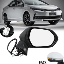 Power Heated Mirror For 2019 2020 2021 Toyota Corolla Right Side w/ Signal Light