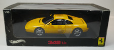 HOT WHEELS ELITE V7437 1989 89 FERRARI 348 TB 1/18 DIECAST YELLOW