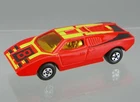Vintage 1973 Matchbox Superfast Lesney No.27 Diecast Red Lamborghini Countach #8