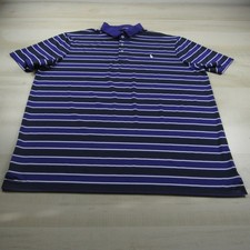 Ralph Lauren Polo Shirt Men Extra Large Purple Performance Stretch Classic Fit