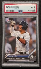 2023 Topps Now Anthony Volpe RC #119 New York Yankees PSA 9 1st HR READ