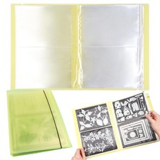 OTCRAFT 20 Pages80 Pockets /1Set Large Clear Sticker Photo Storage Album; Sto...