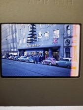 West Germany Street - 1960 - 35mm slide film images - Kodachrome - Store Cars