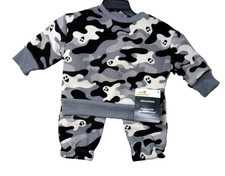 Ghost Halloween Set Baby SweatSuit Shirt and Pants 0-3 Months