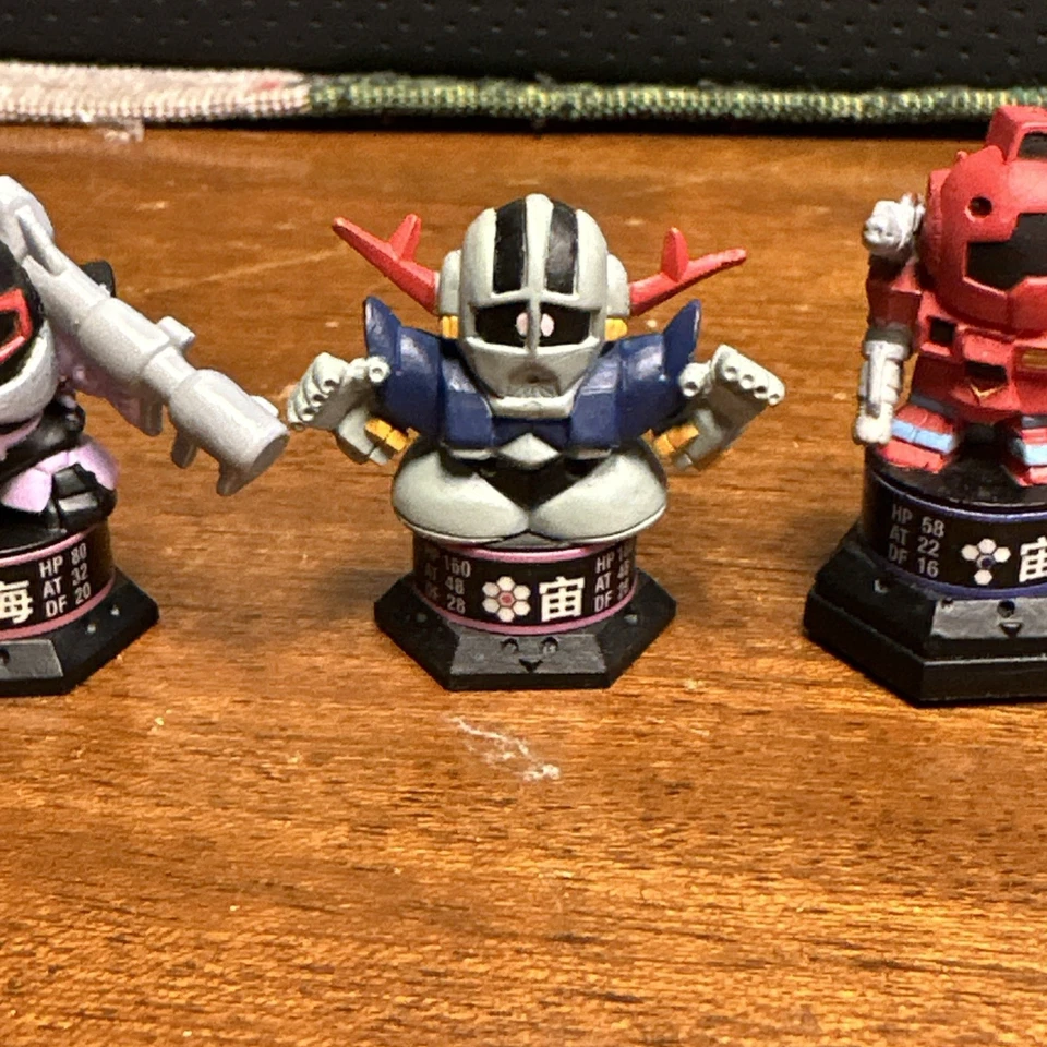 SD Gundam Digiboard Dom Trooper,msn-02 Zeong,Rgc-80cm G Generation Bandai 2005 - Image 3 of 4