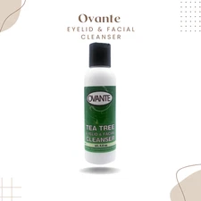 Ovante Tea Tree Oil Face Wash 4.0 OZ – Deep Cleanser & Daily Demodex Care