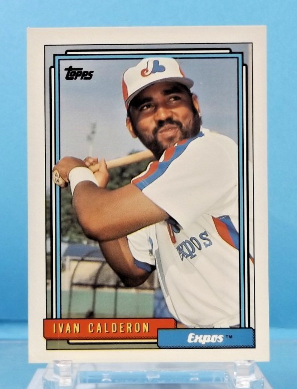 1992 Topps #775 - Ivan Calderon - Montreal Expos - Near Mint