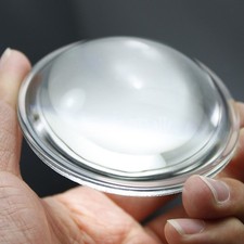 1pc 77mm Diameter Optical Glass Convex Lens Integrated LEDCOB Lens