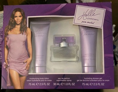 Halle Berry Pure Orchid Perfume Lotion Shower Gel Gift Set   