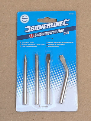 SILVERLINE 4 STÜCK LÖTKOLBENSPITZEN 60W