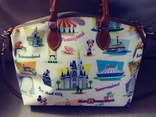 Disney Parks Disney World Dooney & Bourke RETRO Purse Attractions Satchel Bag - Picture 2 of 12