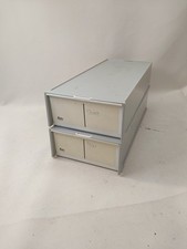 Lot of 2 Leitz Wetzlar 35mm Slide Storage Boxes photography Projector