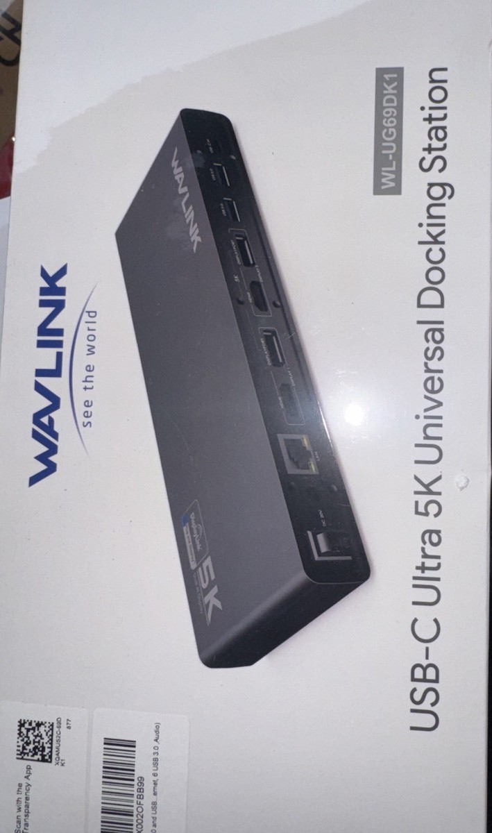 Wavlink WL-UG69DK1 USB-C Ultra 5K Universal Docking Station 