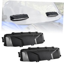 2PCS UTV Windshield Vents Self Install Kit Windscreen Ventilation Defrost