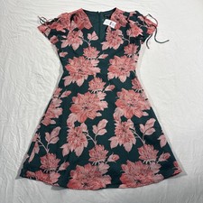 J Crew Mercantile Floral Print Midi Dress V Cut Women’s 2 NWT $84.50