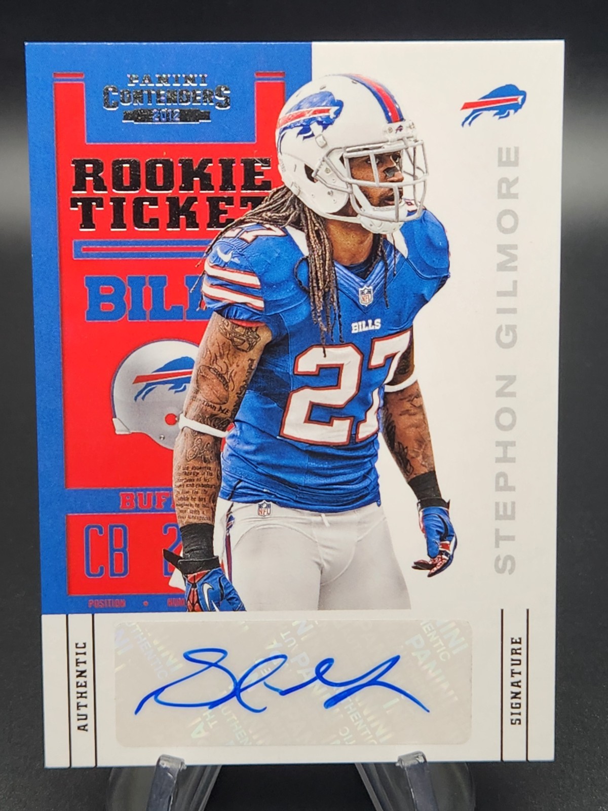 Stephon Gilmore 2012 Panini Contenders Rookie Ticket Auto