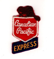 Canadian Pacific Express Railroad, Vintage Old Patch