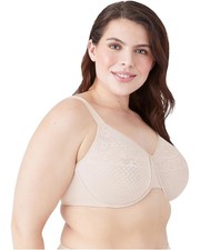 Wacoal Visual Effects Minimizer Bra Womens Beige Full Coverage Underwire DDR2082