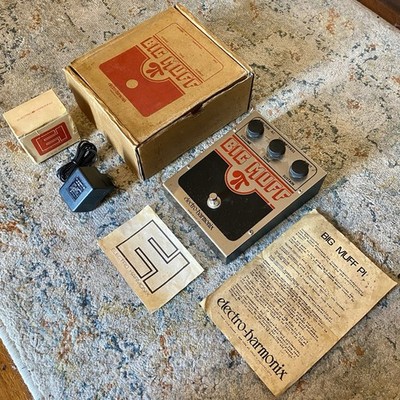 1978 Electro-Harmonix Big Muff Pi V5 EH3003 Op Amp Tone Bypass