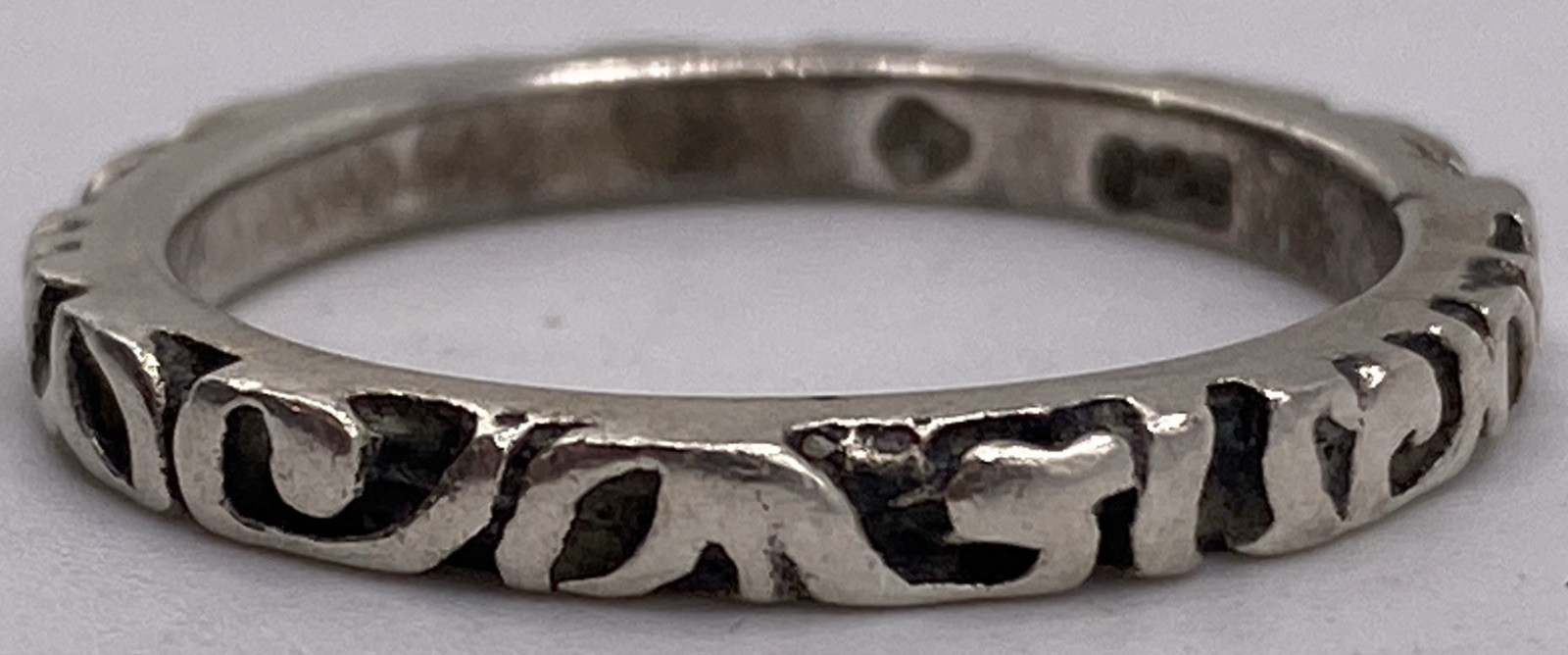 Silpada Sterling Silver Scroll Stackable Band Rin… - image 1