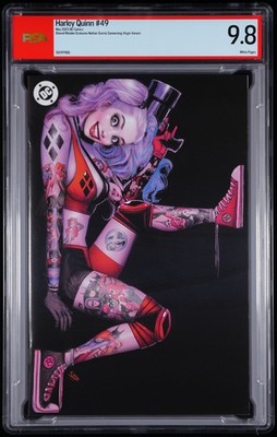 HARLEY QUINN #49 NATHAN SZERDY EXCLUSIVE VIRGIN VARIANT TATTOO DC COMICS PSA 9.8