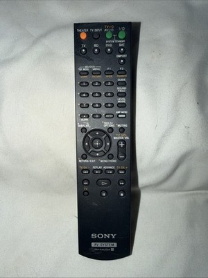 Sony RM-AAU029 Audio AV System Remote Control Black OEM Genuine FREE SHIPPING