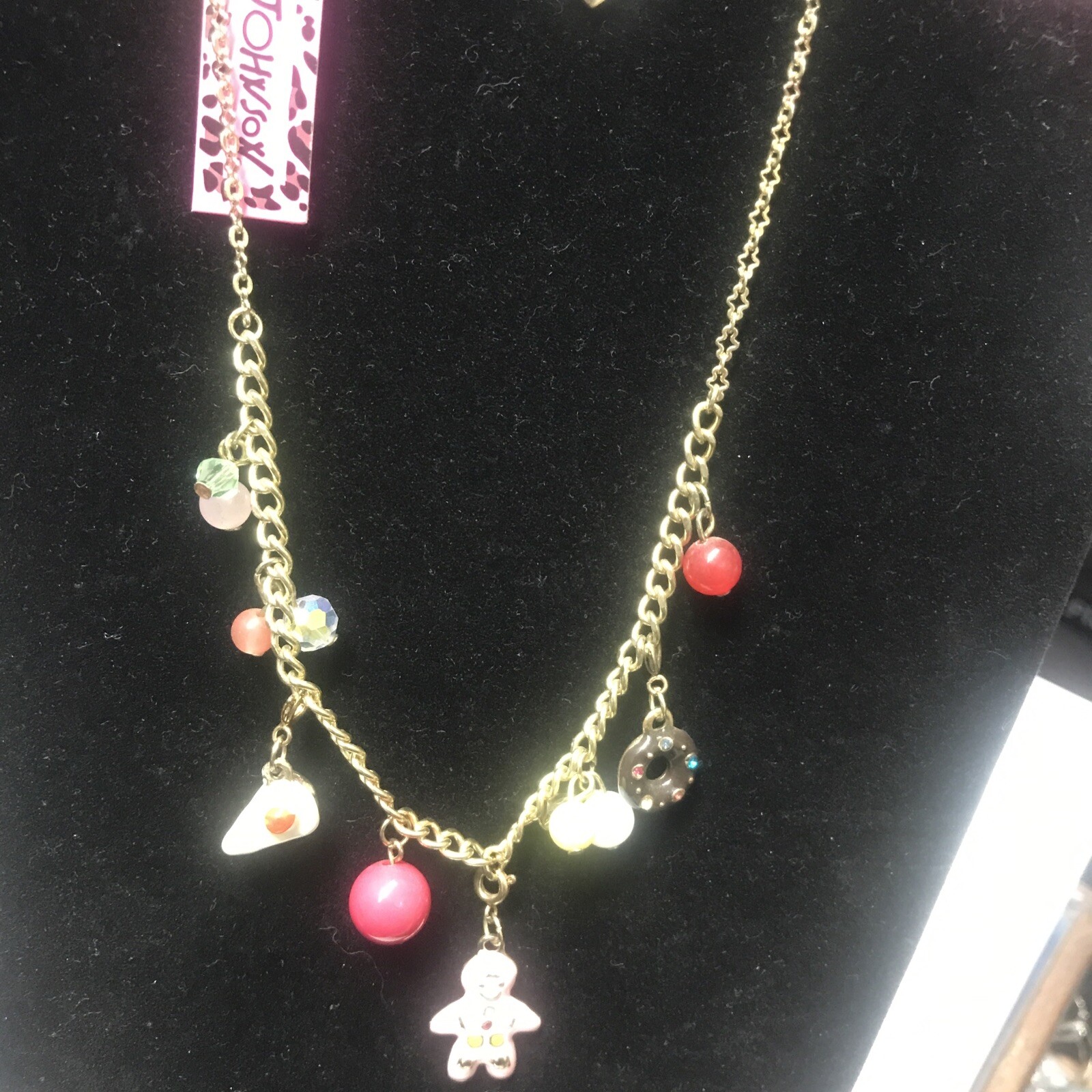 Betsey Johnson candy necklace Gem