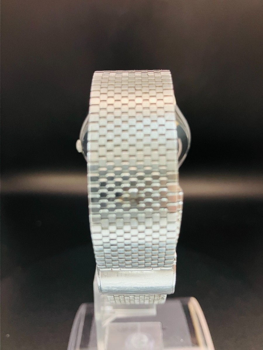 ◆ SEIKO セイコー QUARTZ クォーツ 4122-8000 稼働品 SEIKO WATCH QUARTZ 4122-8000 SILVER GRAY STAINLESS STEEL