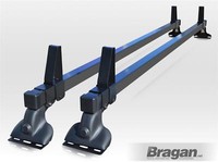 Rack Bars 2 Bar + Laststopp FüR VW Transporter T5 Caravelle 2004 - 2015 Dach