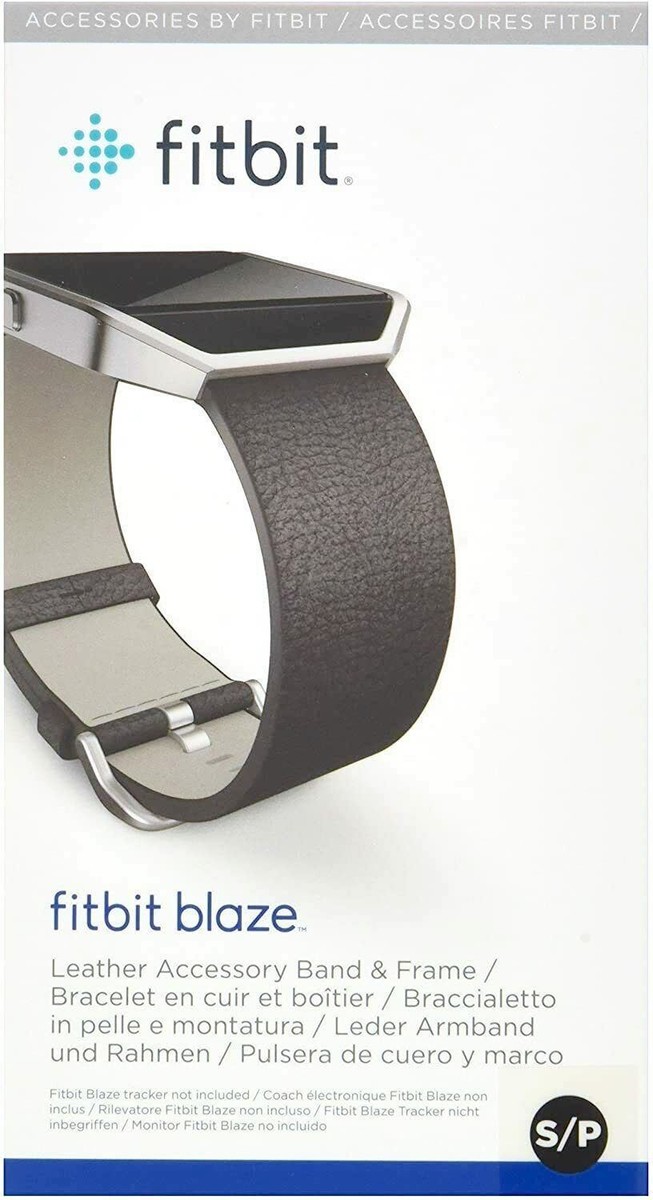 Blaze Black Fitbit Blaze Frame Fitbit Fb159lbbks Blaze Leather