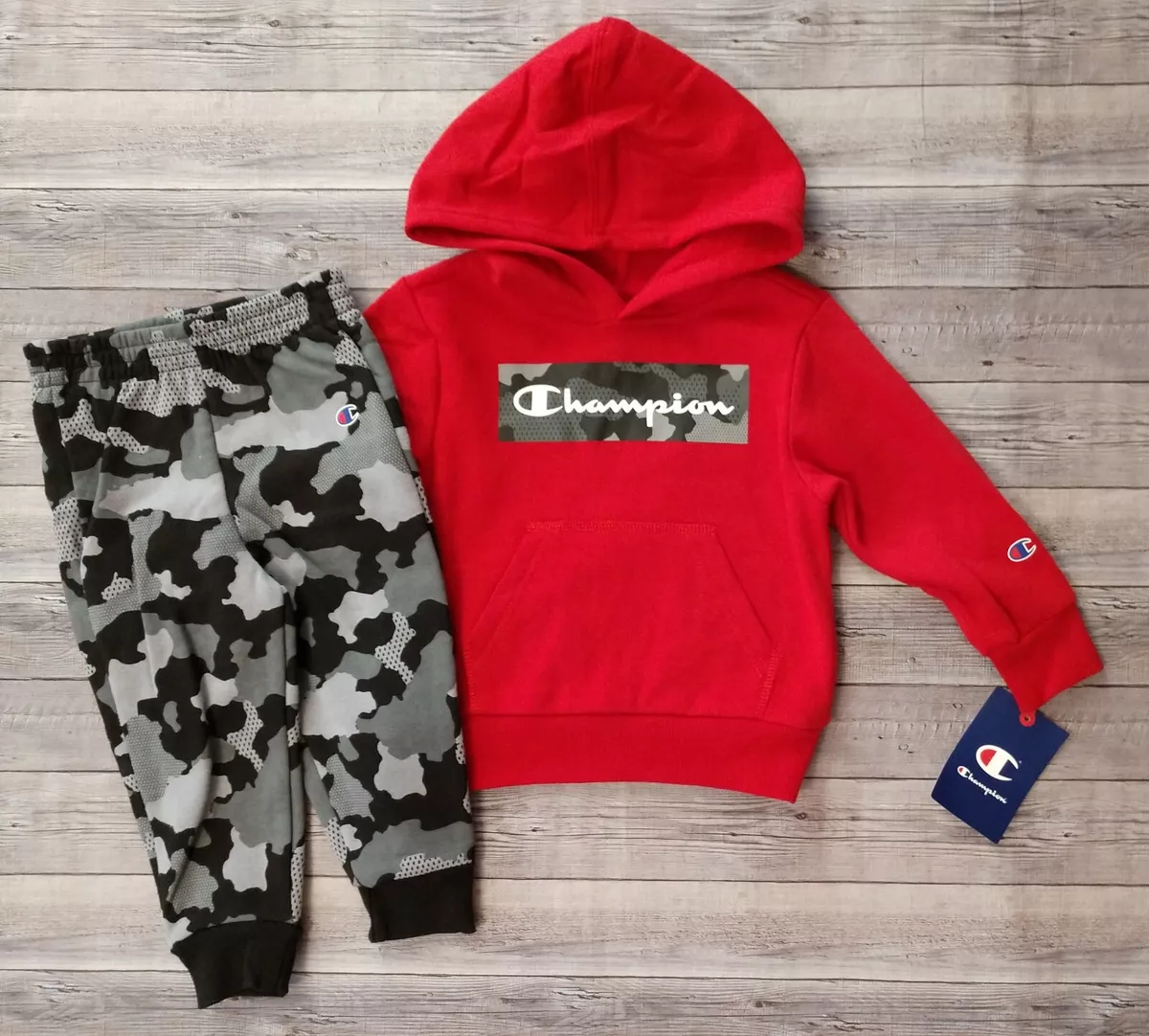 New! Baby Boy's Champion Camo Pants Outfit Size 24 Months