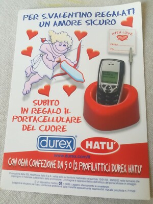 POSTCARD POSTCARD POSTCARD PROMOCARD DUREX HATU mobile phone sex
