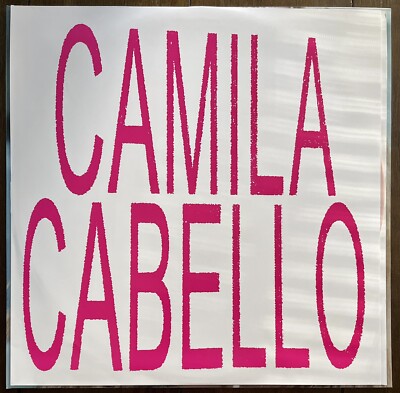 CAMILA CABELLO C,XOXO Exclusive PINK VINYL ALBUM w/AUTOGRAPH