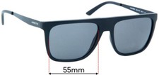 SFx Replacement Sunglass Lenses fits Arnette Chapinero AN4261 - 55mm Wide
