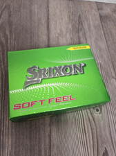 NEW Srixon Soft Feel Golf Balls One Dozen Tour Yellow