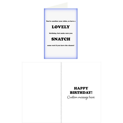 Re Cards BIRTHDAY Greeting Card Funny Adult Humor Dirty Raunchy 