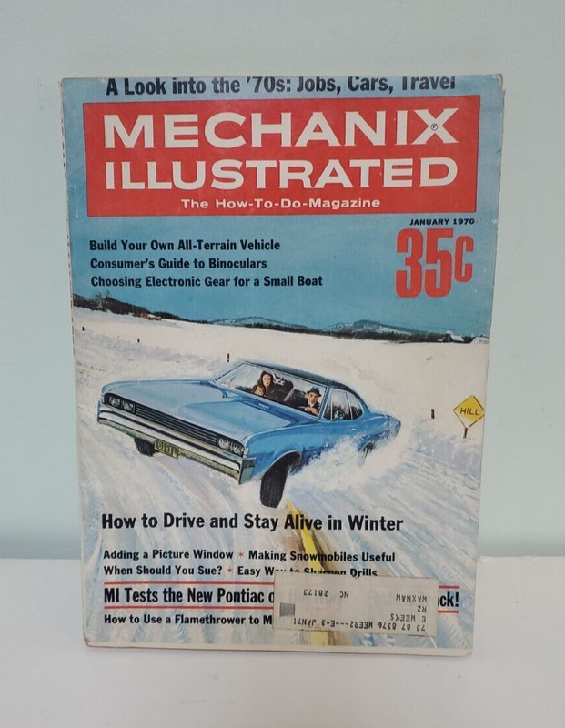 Mechanix Illustrated Magazine - January 1970