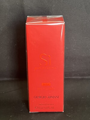 Sealed Giorgio Armani Si Passione ECLAT WOMAN Eau De Parfum 15ml Spray!! NIB!