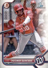 2022 BOWMAN PROSPECT 1ST WASHINGTON NATIONALS - ROISMAR QUINTANA #BP-83