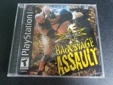 WCW: Backstage Assault Video Game(Sony PlayStation 1, PS1, 2000) - NEW SEALED
