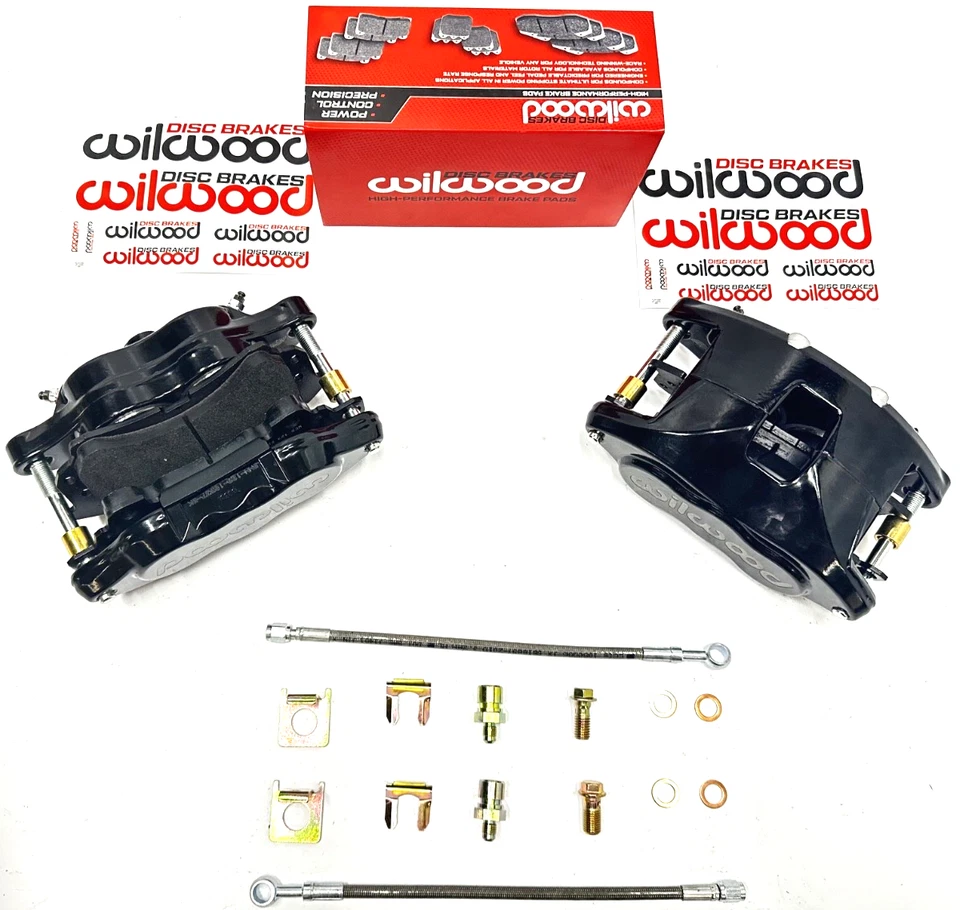 Chevy Camaro GM 1978 1979 1980 1981 Cargado WILWOOD Pinzas de freno + Pastillas + Mangueras Foto 2 de 4