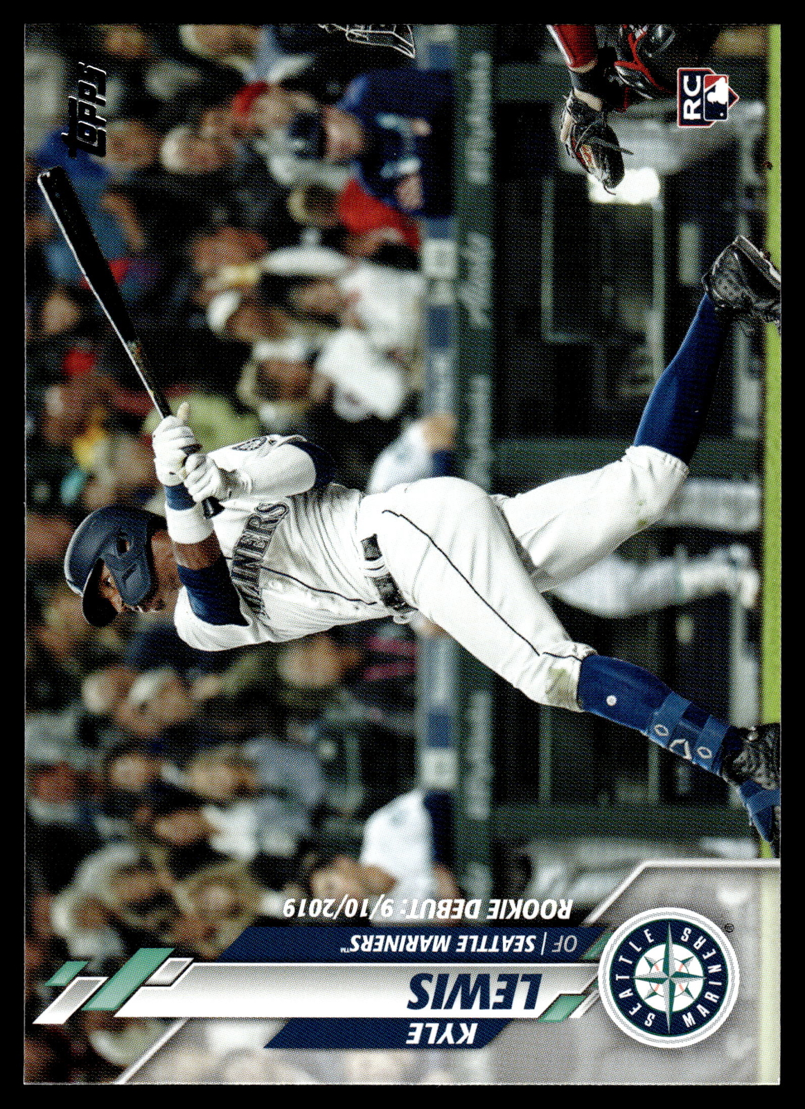 Kyle Lewis 2020 Topps Update Series Baseball Rookie A Card  #U-21