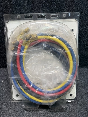 Kit de medidor de colector JB INDUSTRIES 25233L 4 válvulas 4 mangueras calibre 3 1/8" diámetro - Imagen 5 de 5