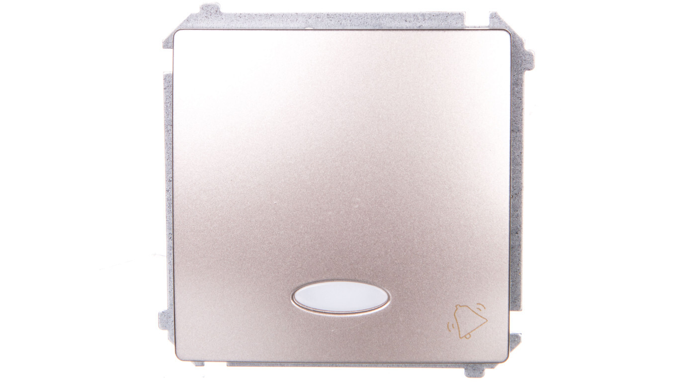 Simon Basic Button /bell/ with backlight, quick connectors, satin BMD1L.0 /T2UK