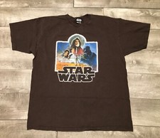 Star Wars Luke Obi One Kenobi Mens Darth Vader T-shirt Tee Size XL Vintage