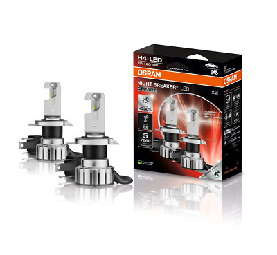2x OSRAM NIGHT BREAKER H4 SMART LED Lampe Zulassung Nachrüstlampe StVZO Neuheit!