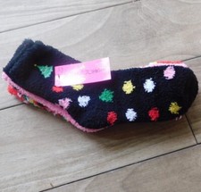 Betsey Johnson Cozy Plush Socks 3 Pack Size 9-11