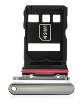 Replacement Sim Card Tray Compatible For Huawei P40 Pro Silver Frost 